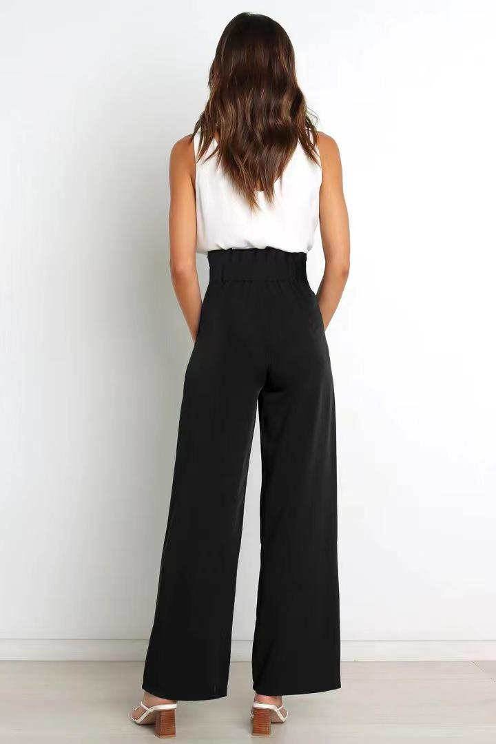 Pantalon Ceinturé Large