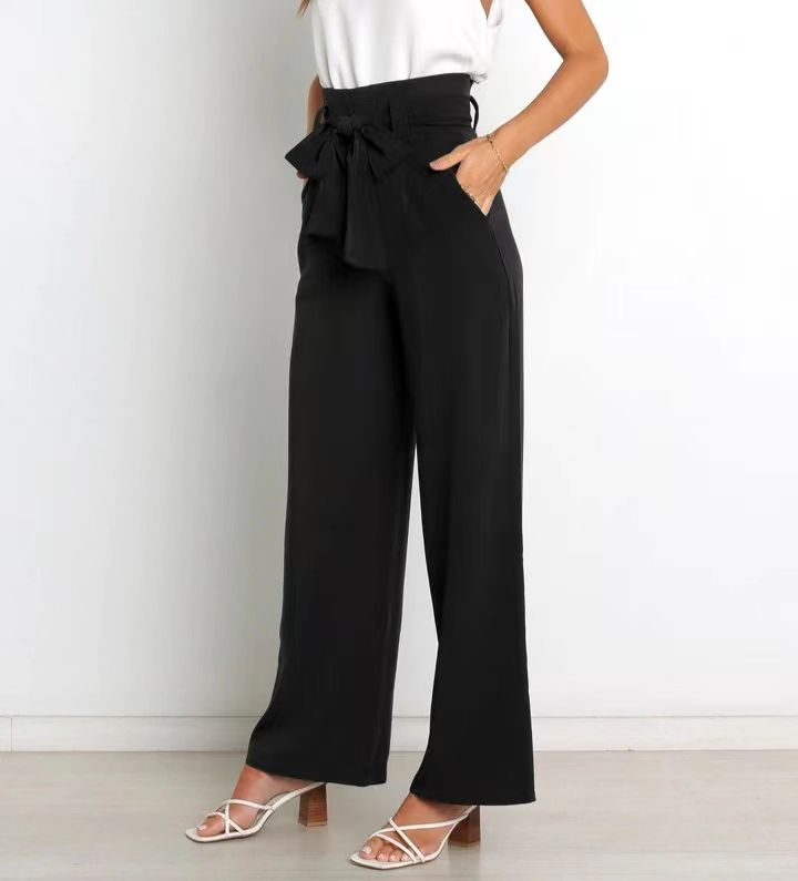 Pantalon Ceinturé Large