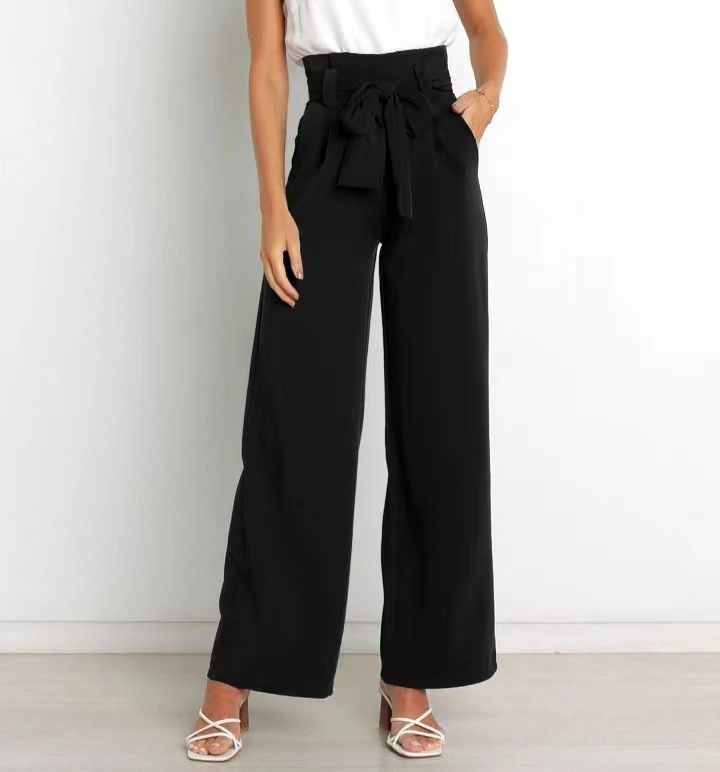 Pantalon Ceinturé Large