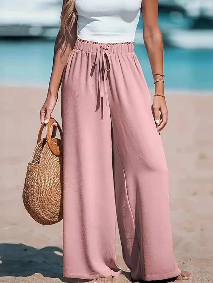 Pantalon Fluide Large