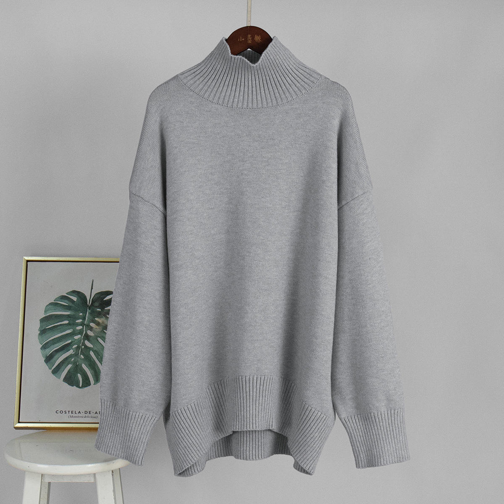 Pull Col Roulé Oversize