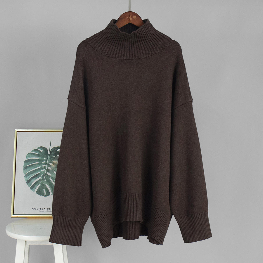 Pull Col Roulé Oversize