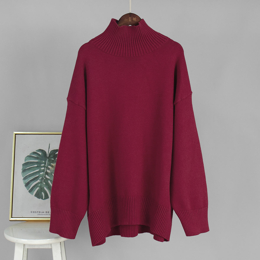 Pull Col Roulé Oversize