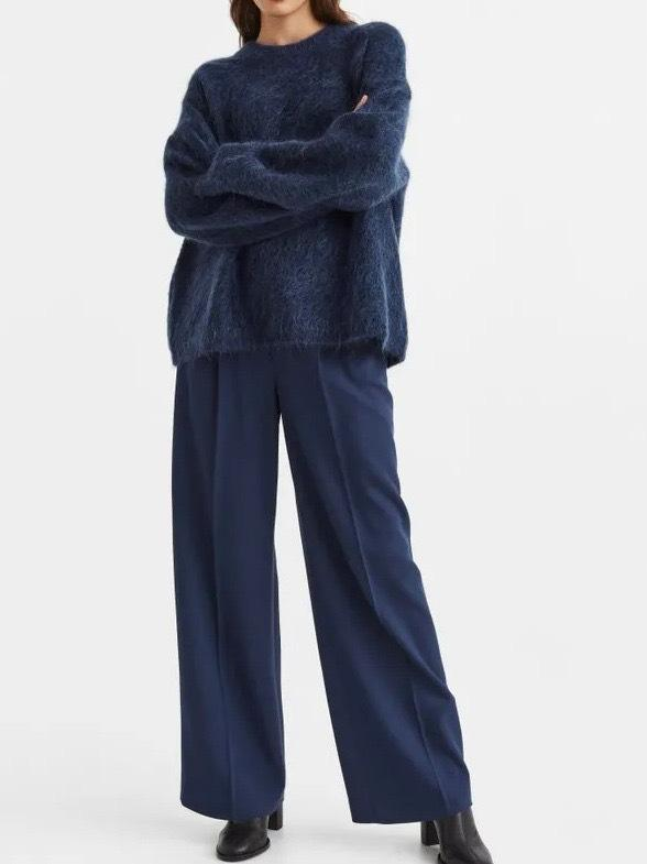 Pull Col Rond Duveteux