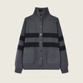 Gilet Rayé en Maille