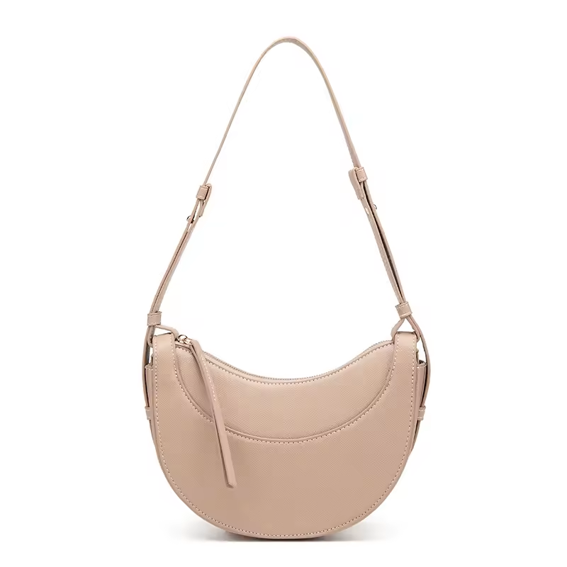 Sac Demi-Lune — Rose Poudré